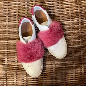 Givenchy Urban Knots Magenta Fur Sneakers